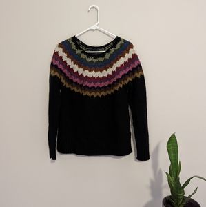 American Eagle Fair Isle Knit Sweater